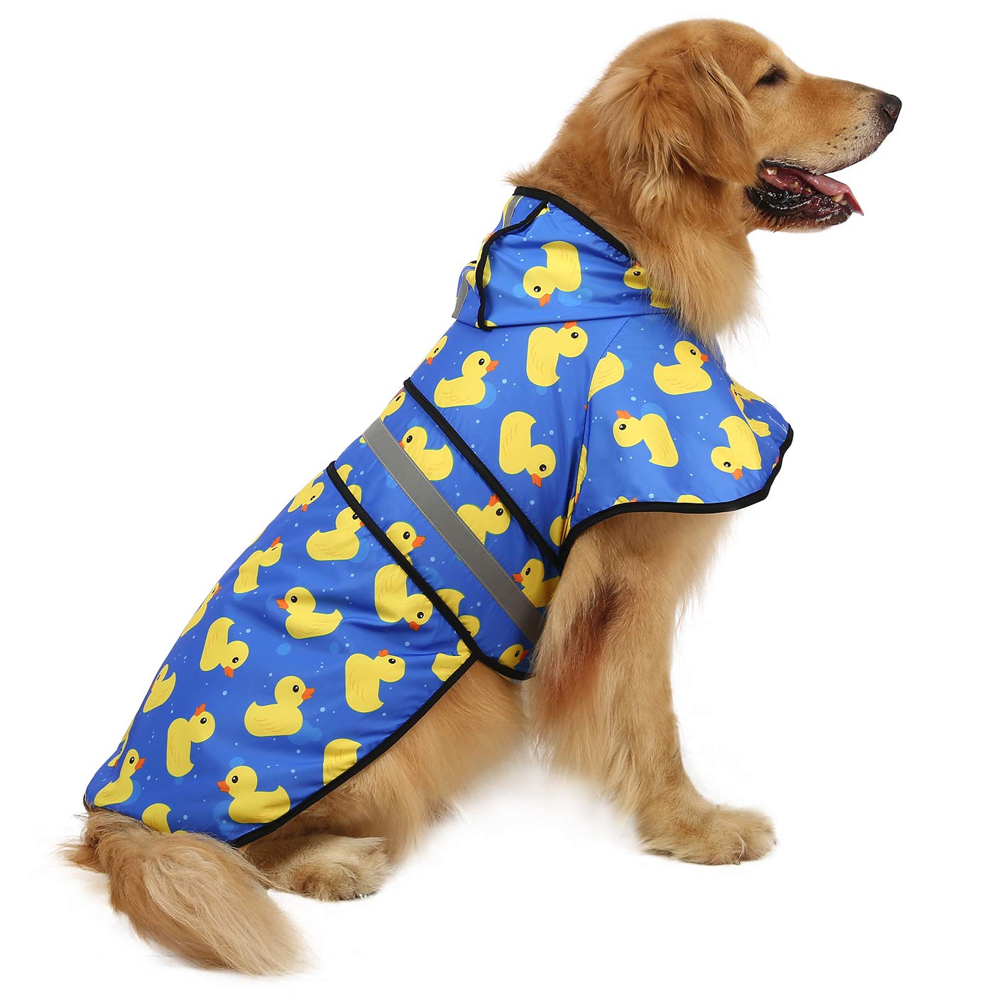 Dog Raincoat Hooded Slicker Poncho