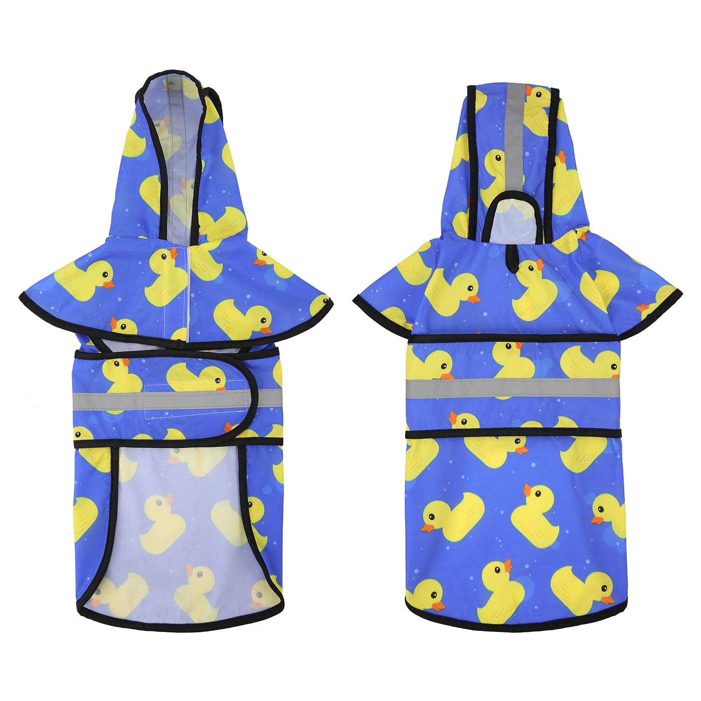 Dog Raincoat Hooded Slicker Poncho