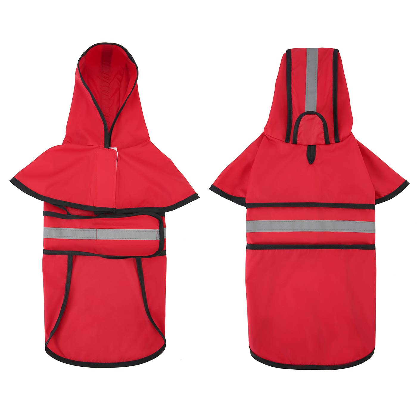 Dog Raincoat Hooded Slicker Poncho