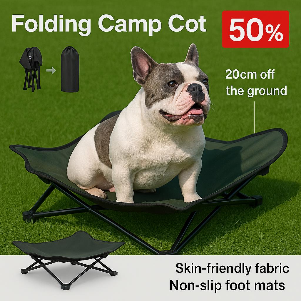 Pinepaw Folding Dog Bed