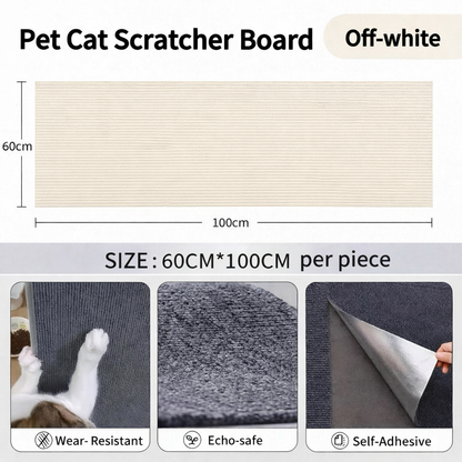 PinePaw Cat Scratching Patches Cuttable Wall Mounted Scratcher Mats