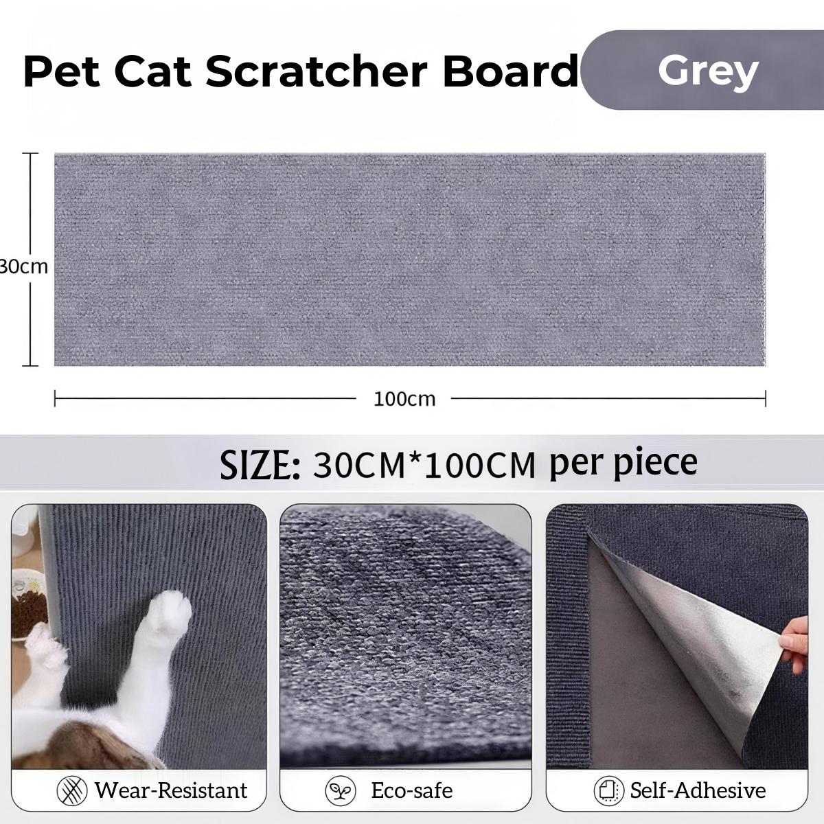 PinePaw Cat Scratching Patches Cuttable Wall Mounted Scratcher Mats