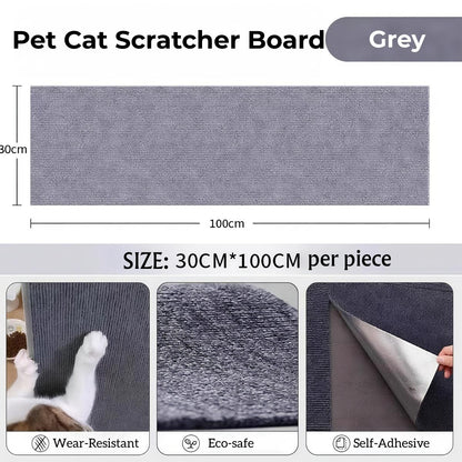 PinePaw Cat Scratching Patches Cuttable Wall Mounted Scratcher Mats