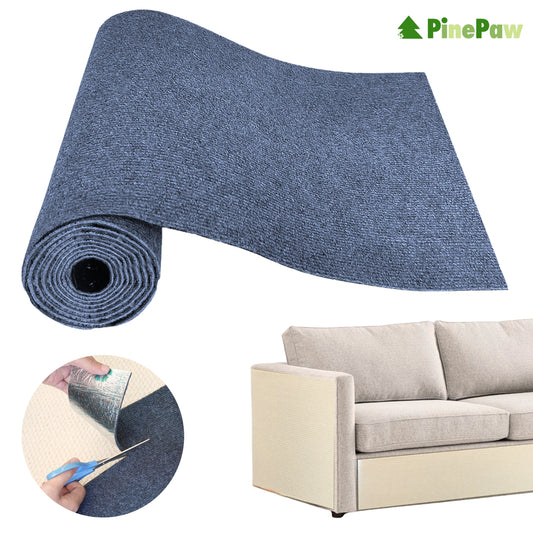 Cat Scratching Carpet Mat, Self-Adhesive Trimmable Cat Climbing Post Covered Pad Replacement for DIY Cat Tree Shelf Steps Couch Corner Wall Cat Scratcher Furniture Protector