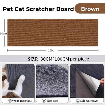 PinePaw Cat Scratching Patches Cuttable Wall Mounted Scratcher Mats