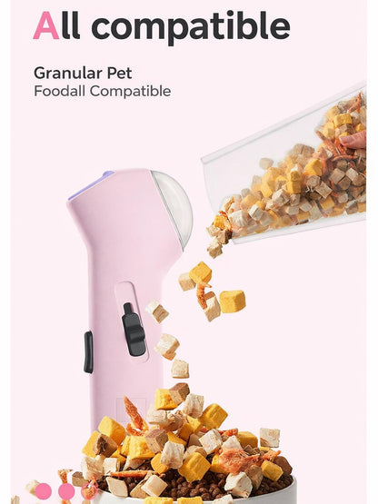 Interactive Pet Treat Launcher – Handheld Press-to-Launch Snack Shooter Toy for  small big Dogs & adult cat  , Fun Training & Enrichment Play, cat snacktime
