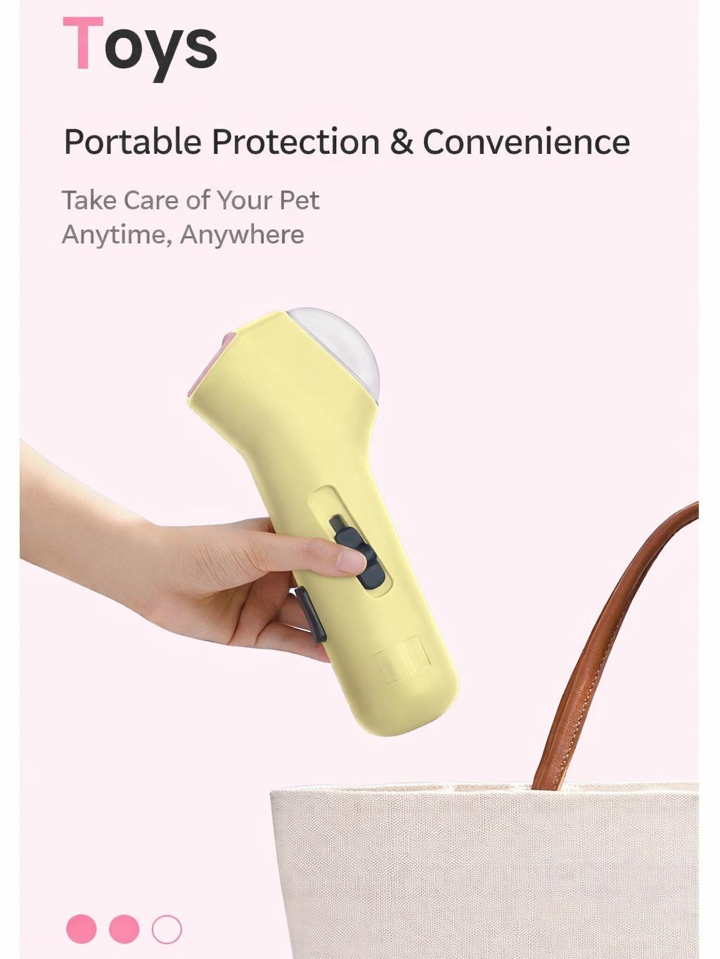 Interactive Pet Treat Launcher – Handheld Press-to-Launch Snack Shooter Toy for  small big Dogs & adult cat  , Fun Training & Enrichment Play, cat snacktime