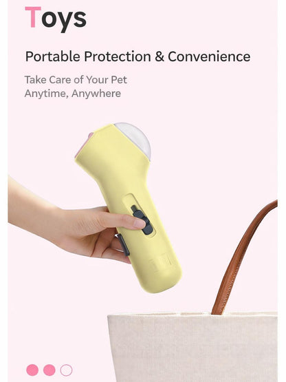 Interactive Pet Treat Launcher – Handheld Press-to-Launch Snack Shooter Toy for  small big Dogs & adult cat  , Fun Training & Enrichment Play, cat snacktime