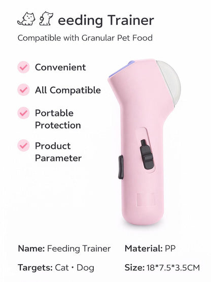 Interactive Pet Treat Launcher – Handheld Press-to-Launch Snack Shooter Toy for  small big Dogs & adult cat  , Fun Training & Enrichment Play, cat snacktime
