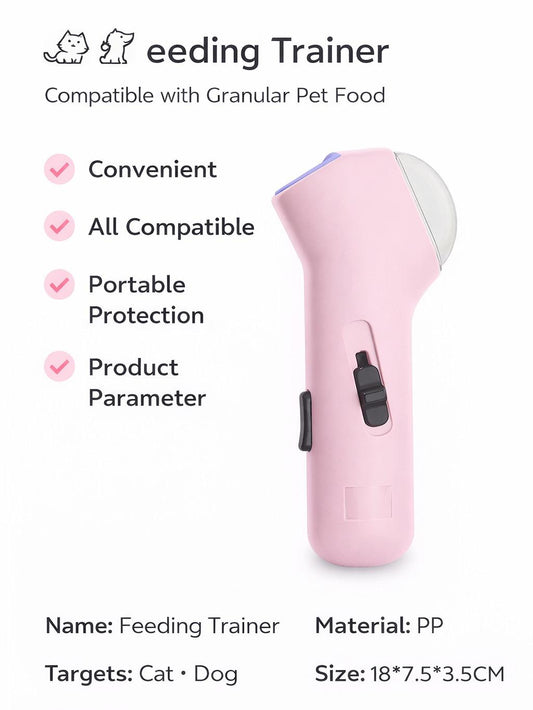 Interactive Pet Treat Launcher – Handheld Press-to-Launch Snack Shooter Toy for  small big Dogs & adult cat  , Fun Training & Enrichment Play, cat snacktime
