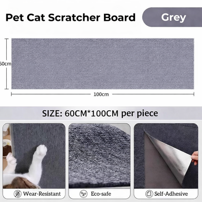 PinePaw Cat Scratching Patches Cuttable Wall Mounted Scratcher Mats