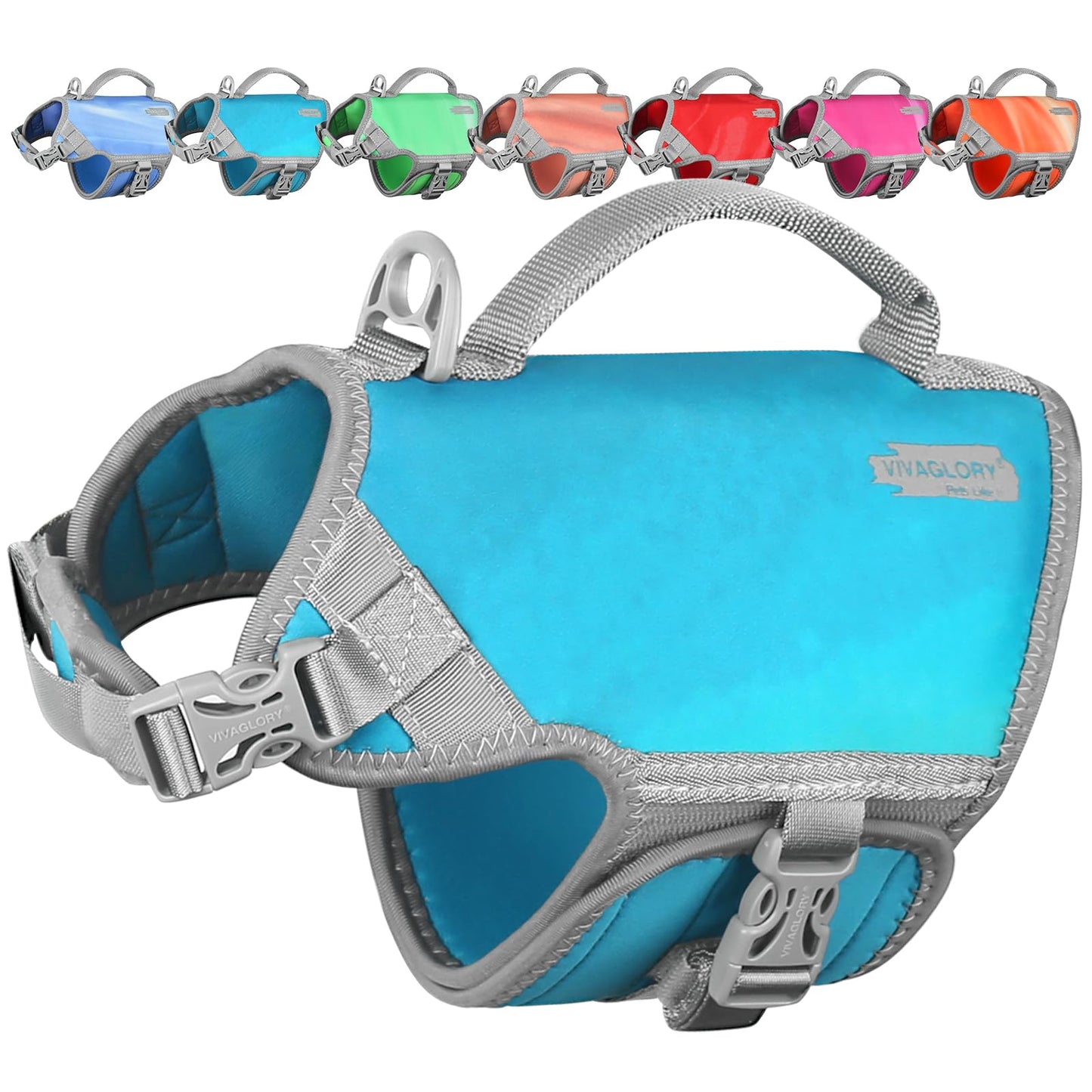 Dog Life Jacket Cat Life Jacket for Boating Hunting & Swimming, Lightweight
