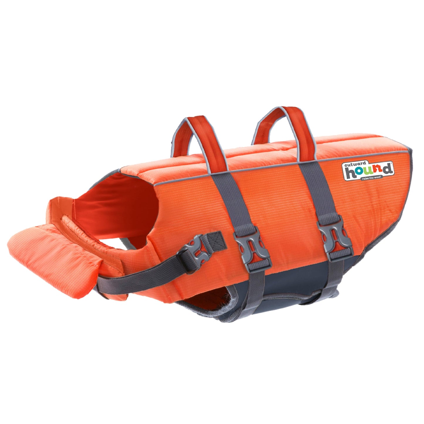 Granby Splash Dog Life Jacket, High-Buoyancy Dog Life Vest for Swimming, Boating, and Water Safety, Large, Orange