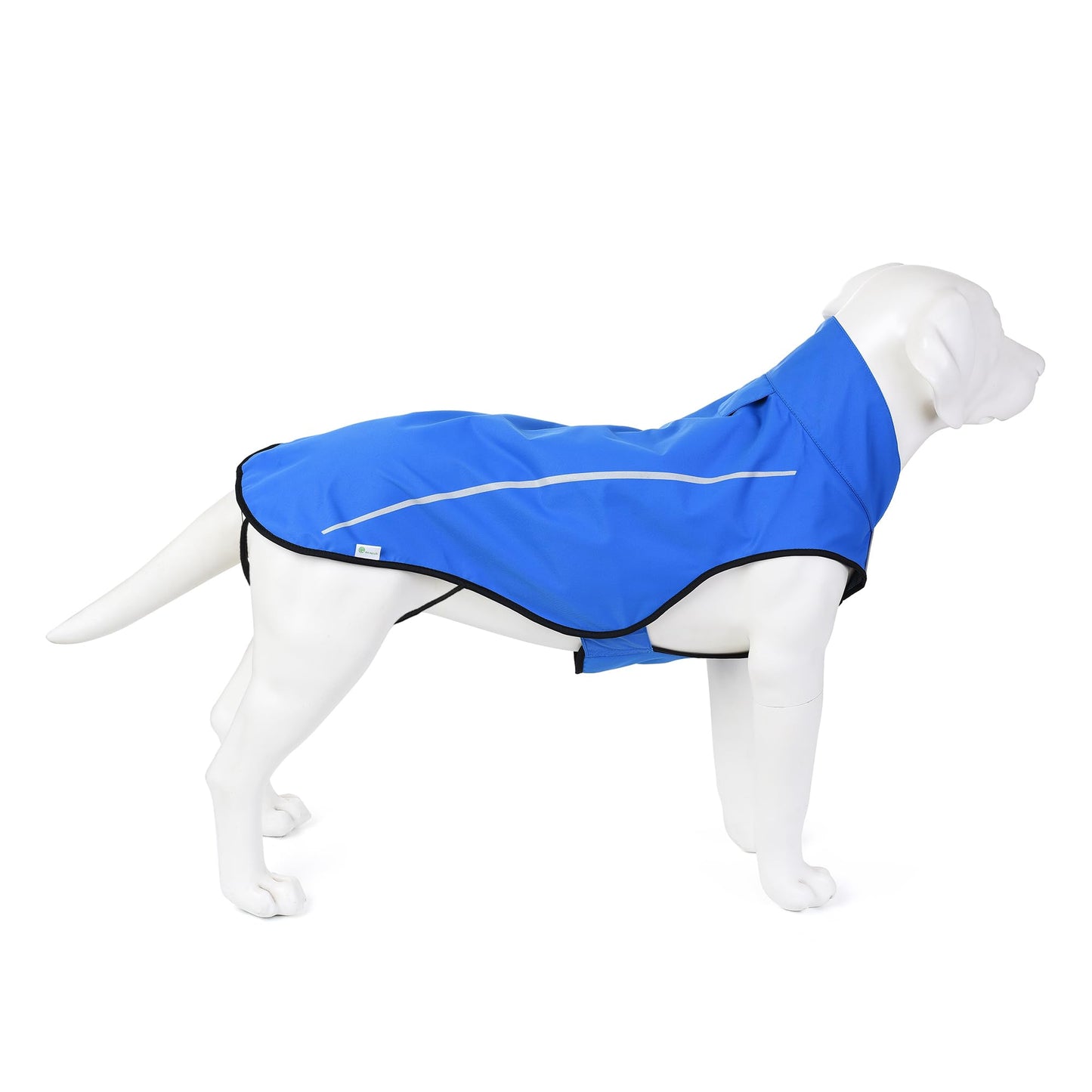 Dog Raincoat, Adjustable Waterproof Reflective Rain Jacket for Small Medium Large Dogs, Lightweight Breathable Pet Rain Coat with Leash Hole