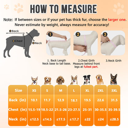 Dog Raincoat, Adjustable Dog Rain Jacket with Clear Hooded Double Layer