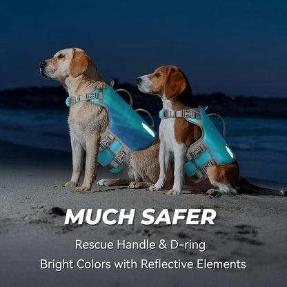 Dog Life Jacket Cat Life Jacket for Boating Hunting & Swimming, Lightweight