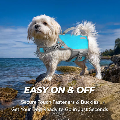 Dog Life Jacket Cat Life Jacket for Boating Hunting & Swimming, Lightweight